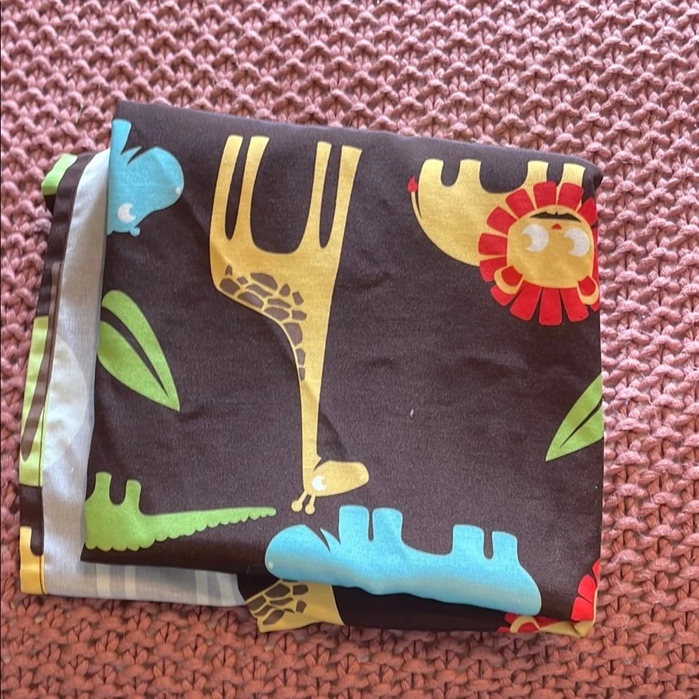FREE with purchase Colorful Safari Animal kids shower curtain